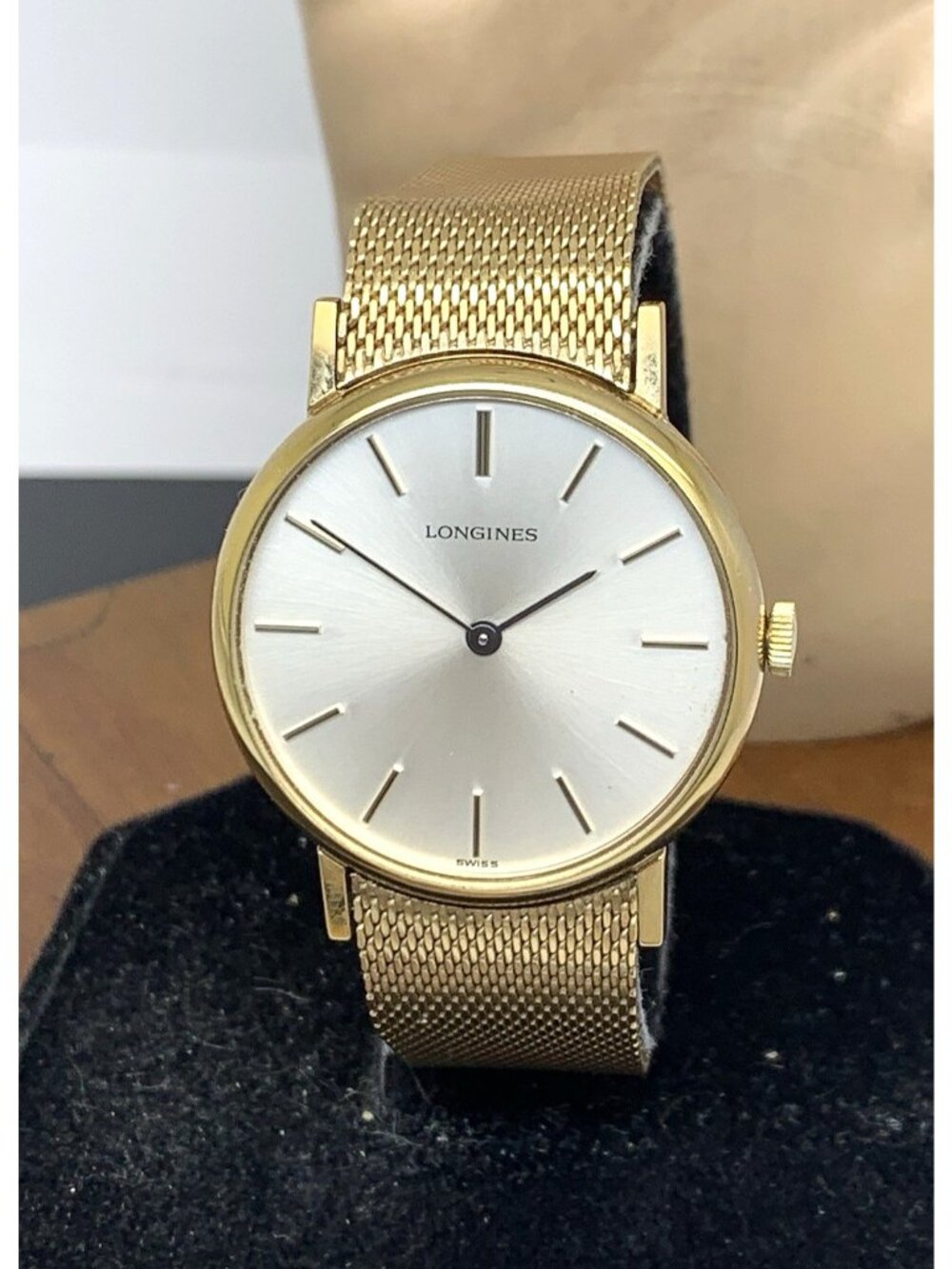 Longines Men's Watch 1970'S Vintage 528 Swiss Manual Wind Gold Stainless Steel